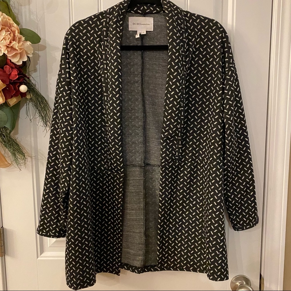 BCBGeneration Oversized Diamond Plate Cardigan